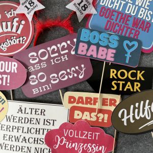 Standard – Accessoires der Fotobox von 321Foto.de aus Romrod – 1 – 18. Geburtstag